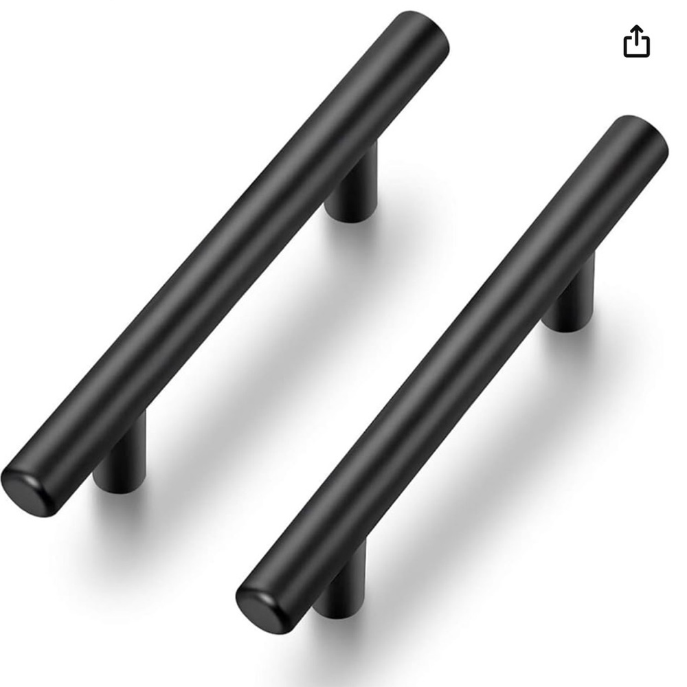 Ravinte 6-3/8 inch Cabinet Pulls Matte Black